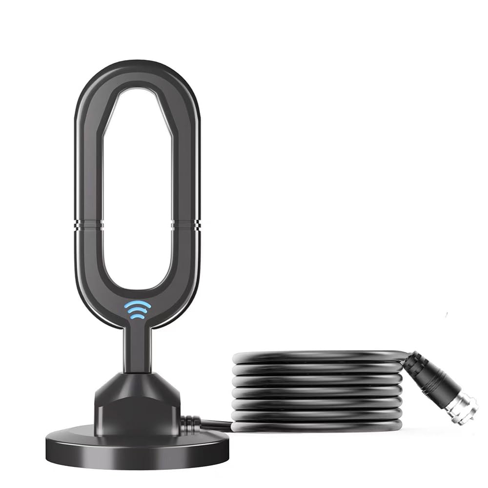 Amazon | テレビアンテナ デジタルHDTVアンテナ 360°受信 強力な磁気